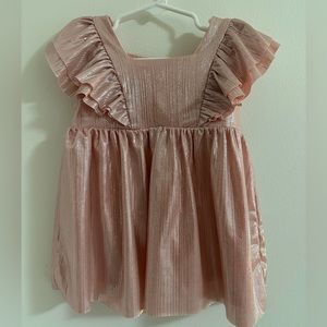 Zara Pink Sparkle Dress  - 9-12 Months